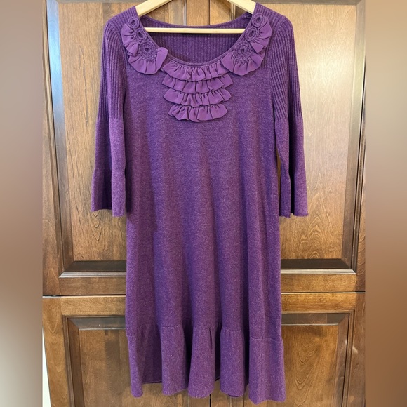 Never worn Cashmere and silk dress from Nougat London - Picture 2 of 15